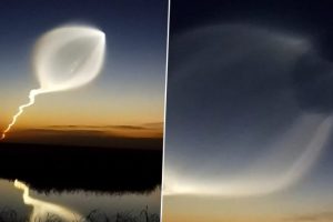 Glowing UFO Spotted in China? Mysterious Object Flies Over Night Sky Forming Tadpole-Like Trail in China; Viral Video Leaves Internet Baffled