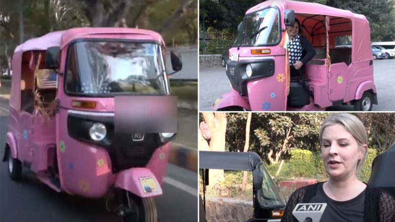 Diplomacy on the Road: US Woman Diplomats Break Away From Lavish Lifestyles for Personalised ’Auto-Rickshaws’ (Watch Video)