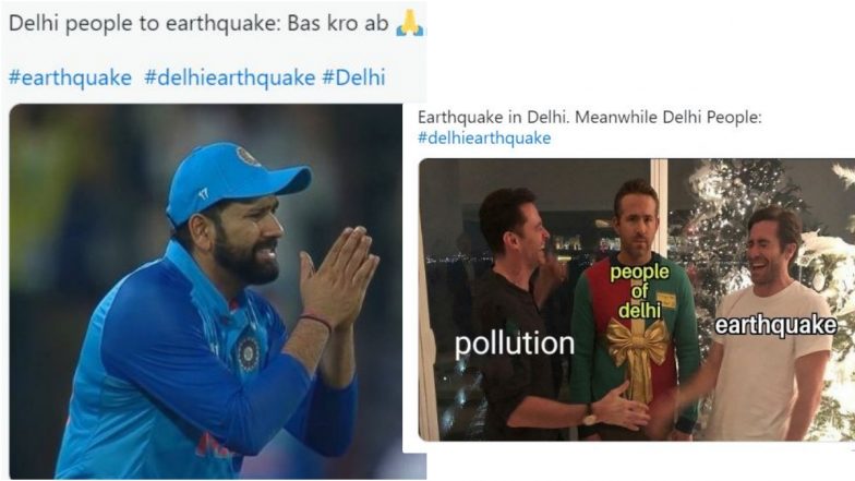 Earthquake in Delhi-NCR Funny Memes and #delhiearthquake Tweets Go Viral As Netizens Try To Find Some Solace in Tough Times