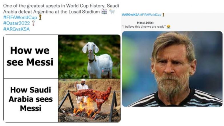 Lionel Messi ‘GOAT’ Funny Memes Trend After Argentina Lose to Saudi Arabia in FIFA World Cup Qatar 2022 Football Match