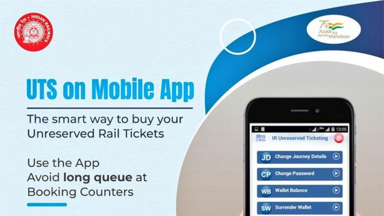 UTS Mobile App: Indian Railways Relaxes Distance Restriction on Booking Train Tickets Online, Now Book Upto 20 Km from Station on Non-Suburban Sections