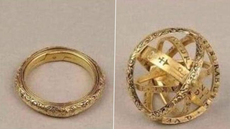 Whole Universe in One Hand! 16th-Century Armillary Engagement Ring Appearing Like Mini Astronomical Web Goes Viral; Internet is All Hearts (See Pic)