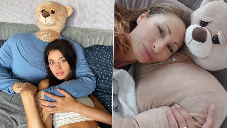 Giant Plush Teddies Designed For Lonely Single Women by Bulgarian Company! See Pics of The Human-Size Emotional Support Bear 