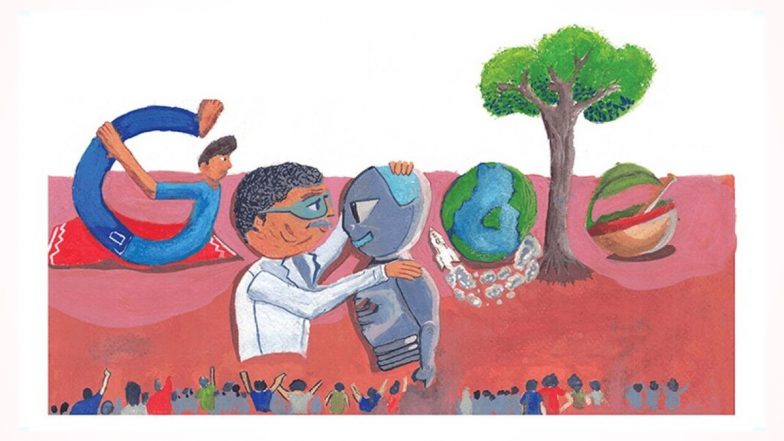 Doodle for Google Competition 2022 Winner is Kolkata’s Shlok Mukherjee Who Made Thoughtful Artwork Under The Title ‘India On The Center Stage’; View Tweet