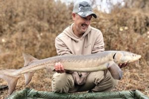 Super-Rare Dinosaur Fish! Angler Gets Astounded After Finding The Endangered Lake Sturgeon on Kansas River (See Pic)