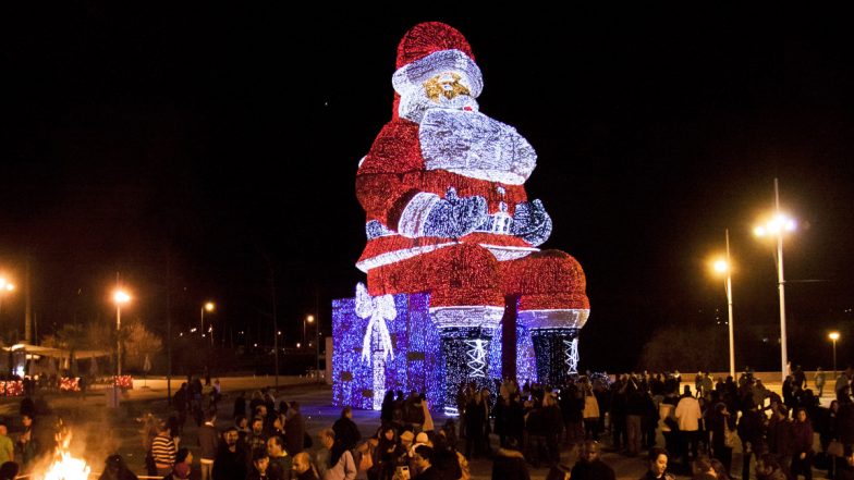 World’s Largest Santa Claus Ever Built Is in Portugal! At 21 Metres in Height, It Holds Guinness World Record Since 2016 (View Pics)