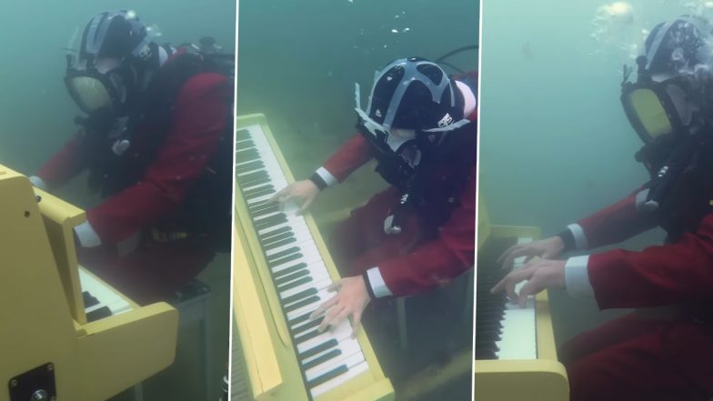Music Under Water! YouTuber Plays Piano Under Sea in Viral Video, Leaves Internet Mighty Impressed
