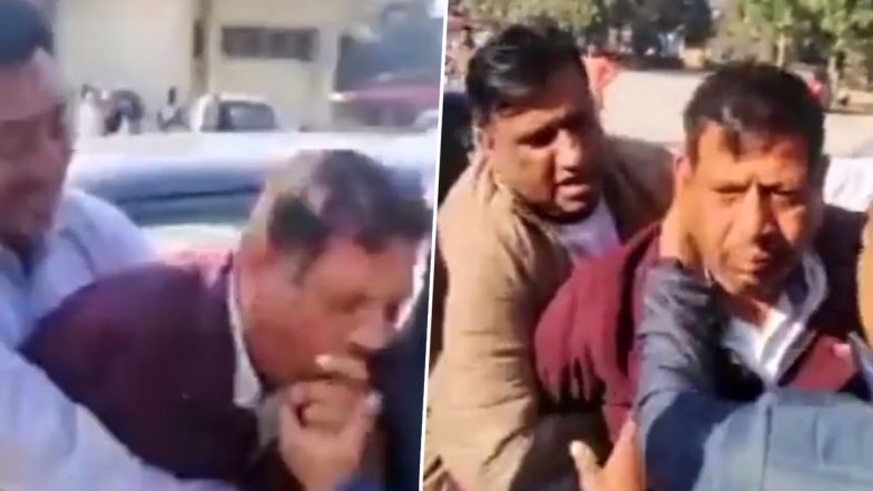 Viral Video: Caught Taking Bribe, Cop Swallows Currency Notes in Haryana’s Faridabad (Watch Video)