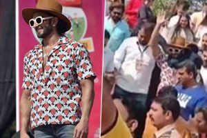 Ranveer Singh's Gesture of Carrying a Child to Protect Him From Crowd is Winning the Internet