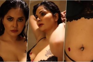 Aabha Paul Hot Navel Video: Sexy XXX Star Grooves Seductively In in Black Lingerie in Erotic Instagram Reel