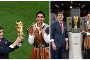 Deepika Padukone Makes India Proud as Pathaan Actress Becomes First Indian to Unveil FIFA World Cup Trophy, Netizens Celebrate!