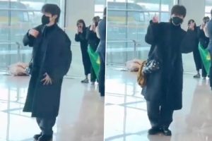 BTS' J-Hope Dances and Blows Kisses at Airport As He Heads to US for His Performance at Times Square (Watch Viral Video)