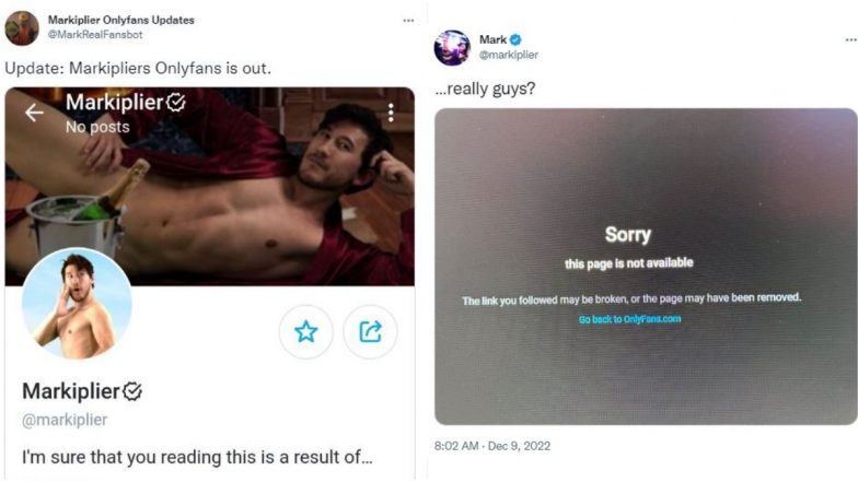 Markiplier Is on XXX Platform OnlyFans, Sparks ‘Thirst’ for ‘Tasteful Nudes’ Funny Memes on Twitter! Check Out the Hilarious Posts Right Away