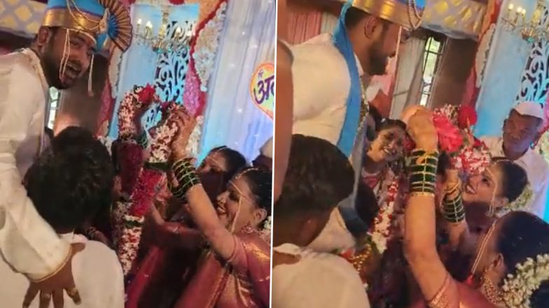 Maharashtra: Twin Sisters From Mumbai Marry Same Man in Solapur, Video of Wedding Ceremony Goes Viral