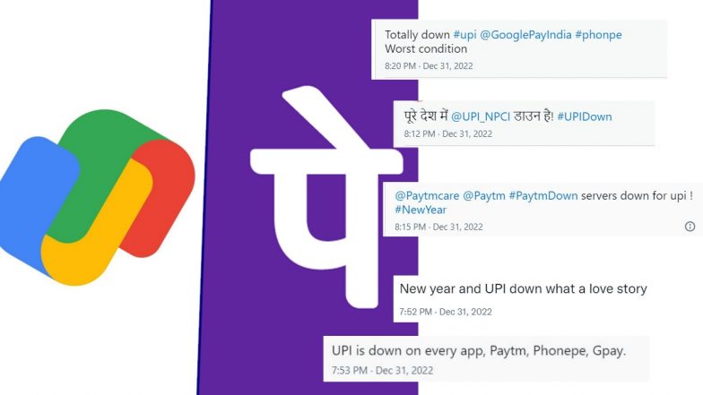 UPI Payment Not Working on New Year’s Eve! Netizens Tweet About UPI Down As Transactions Are Failing or Getting Stuck