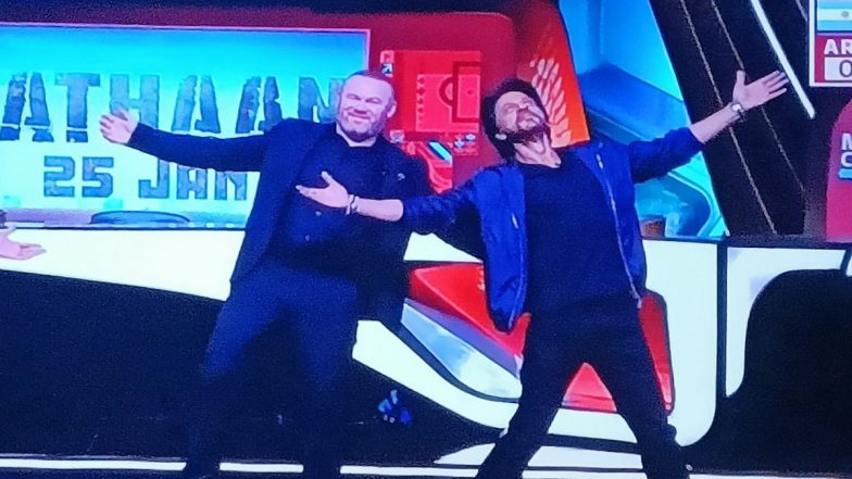 Wayne Rooney Nails Shah Rukh Khan’s Iconic Pose During FIFA World Cup 2022 Final Pre-Match Show (View Pic)