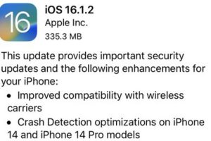 iOS 16.1.2: New Software Update for iPhones Brings Optimizes Car Crash Detection Features