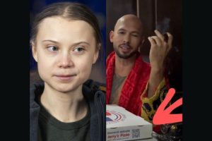 Greta Thunberg Responds to Andrew Tate’s Arrest With the Help of Jerry’s Pizza Box in His Rant Video; View Tweet