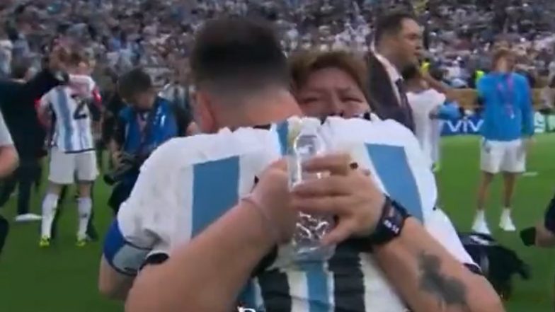 Lionel Messi Hugs Mother After Argentina Win FIFA World Cup 2022 Title, Video Goes Viral