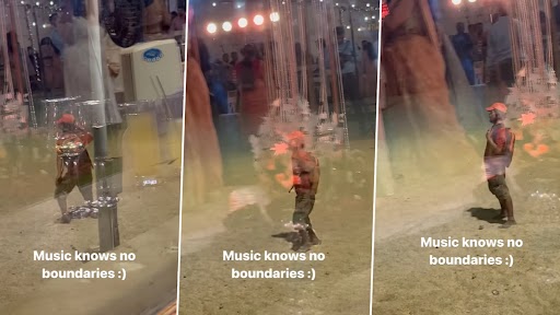 Zomato Delivery Boy Dancing on ‘Sapne Me Milti Hai’ Song Outside Function Venue Proves Music Knows No Boundaries (Watch Video)