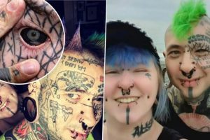 Couple With 360 Tattoos and 54 Piercings Combined Gets Constantly Trolled Online; View Images of Their Body Modifications