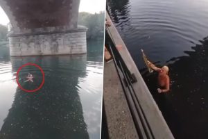 Artist Plays Saxophone Underwater While Swimming Beneath a Bridge in Italy; Netizens Can't Stop Gushing Over His Unbelievable Skills in Viral Video