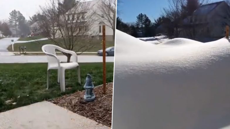 Timelapse Clip of Blizzard Shows How the Entire Area Got Covered in Snow; Old Video From 2016 Goes Viral Again