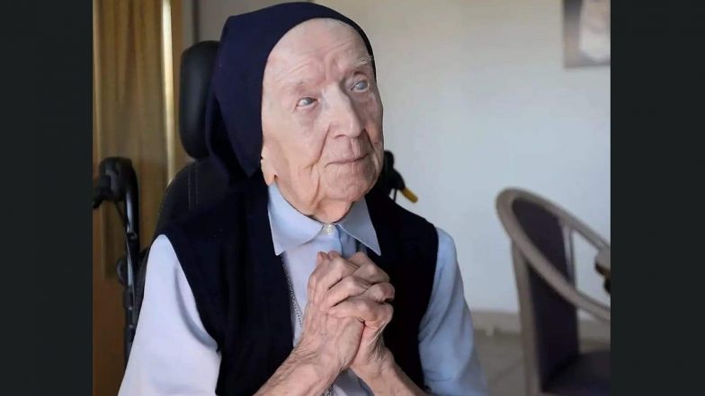 World's Oldest Known Person, French Nun Lucile Randon, Dies At 118; She Lived Through Spanish Flu Pandemic and Two World Wars; See Pic