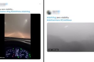 Delhi Fog Trends As North Indians Deal With the Chilly Weather and Zero Visibility; View Pics and Videos Shared by Netizens