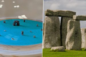 Stonehenge From Kidney Stones Created By Lincolnshire Artist! Pictures Showing The Unusual Miniature Sculpture of England's Historic Landmark Go Viral 