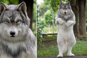 Japanese Man Transforms Into 'Real-Life Wolf', Spends Whopping Rs 18.5 Lakh to Look Like The Wild Animal Walking on Hind Legs; See Viral Pics