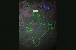 Gaurav Taneja, YouTuber and Pilot, Draws India Map in Sky on Republic Day as Part of 'Aasman Mein Bharat’ Mission