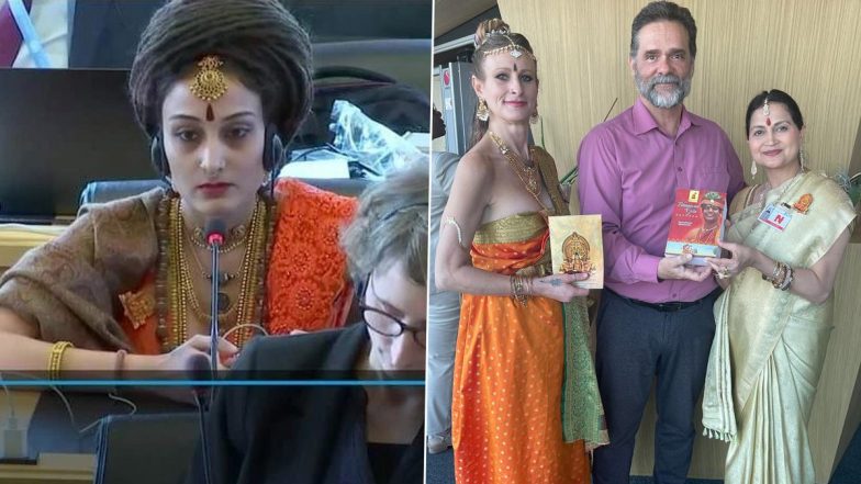United States of Kailasa Attends 'United Nations Meet in Geneva,' Claims Nithyananda Sharing Photo of Massive Women Representation