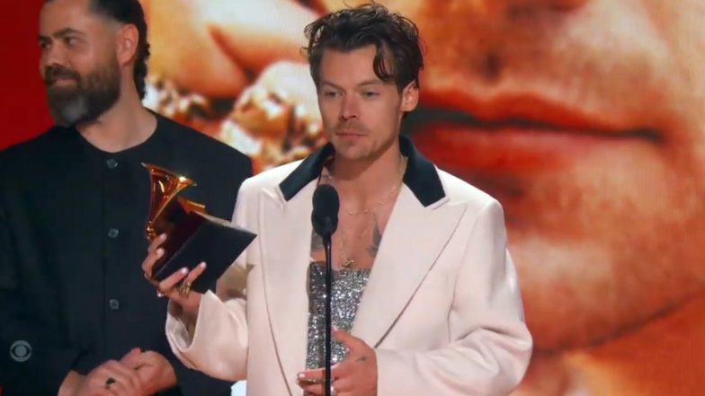 Grammys 2023: Harry Styles Wins Best Pop Vocal Album for Harry’s House, Says ‘This Album Has Been the Greatest Experience of My Life’ (Watch Video)