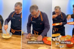 Bill Gates Makes Roti With Chef Eitan Bernath, Enjoys It With Ghee (Watch Video)
