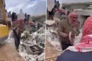 Earthquake in Syria: Newborn Miraculously Survives Strong Quake; Pulled Alive From Rubble (Watch Video)