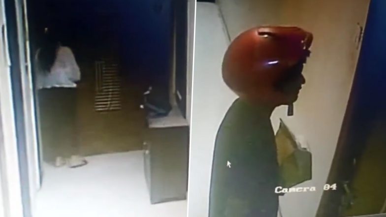 Swiggy Delivery Boy Caught on Camera Stealing Woman's Mobile Phone in Malad Building, Mumbai Police React to CCTV Video