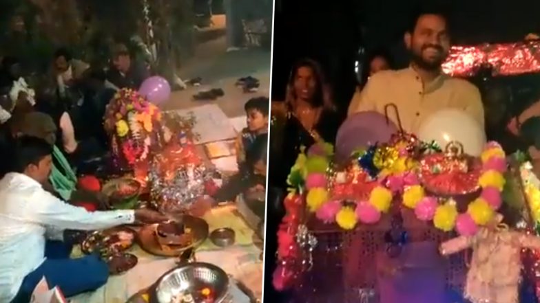 Viral Video: 'Tota, Myna' Get Married With Band Baaja Baraat Followed by Reception in Madhya Pradesh After Horoscopes Match
