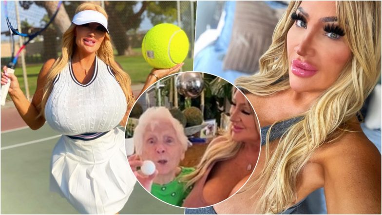 XXX OnlyFans Model With Giant 54-Inch Boobs, Allegra Cole and Viral 'Gangster Granny' Bond Over a 'Game of Ping Pong Ball,' Here's How!