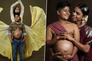 Kerala Transgender Couple Set To Welcome Baby Next Month, Pictures of ‘First Pregnant Transman’ Photoshoot Goes Viral