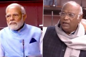 Mallikarjun Kharge Trolled by Netizens for Wearing 'Louis Vuitton' Scarf in Parliament on Day When PM Narendra Modi Donned Jacket Made of Recycled Plastic Bottles