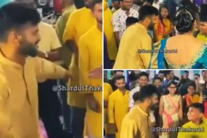 Shardul Thakur Haldi Ceremony: Indian Cricketer Matches Steps With Tunes Of Zingaat, Video Goes Viral
