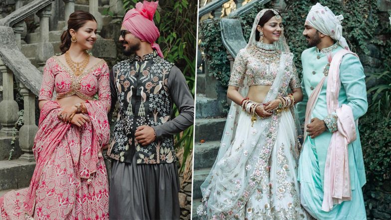 Rubina Dilaik and Abhinav Shukla Recreate Wedding Picture for Their Fourth Anniversary and It's Adorable! (View Pics)