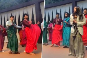 'Sexiest Desi Girls in Town': Men Drape Saree and Dance to 'Desi Girl' Song For a Wedding Performance, Video Goes Viral