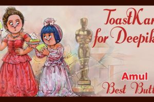 Oscars 2023: Amul India Honours Deepika Padukone for Being Selected As First Slate Presenter for 95th Academy Awards (View Pic)