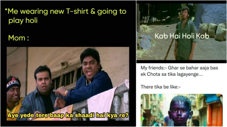 Holi 2023 Funny Memes & 'Kab Hai Holi' Jokes: Send These Hilarious Images & Twitter Posts To Spread LOLs During the Festival of Colours