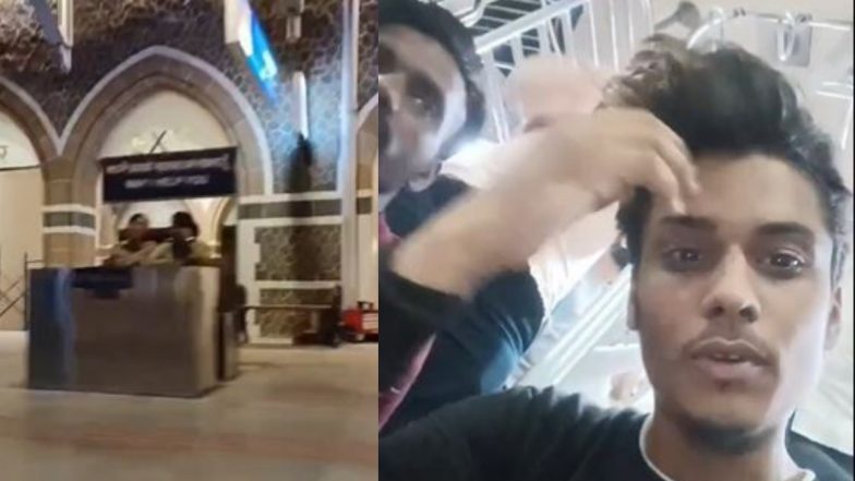 'Bahut Cute Hai Tum': Youth Eve-Teases Cops at Bandra Station, Makes Video Sitting on Footboard of Mumbai Local Train; Police Direct GRP To Take Action
