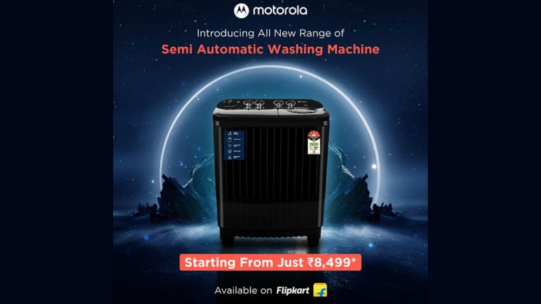 Motorola Introduces New ‘Semi Automatic Washing Machine’ Range in India: Check Out the Models and Price Range of the New Motorola Washing Machines