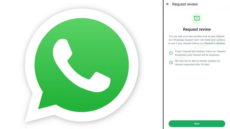 WhatsApp New Feature Update: Meta-Owned Platform Testing on ‘Request Review’ Feature for Suspended WhatsApp Channels