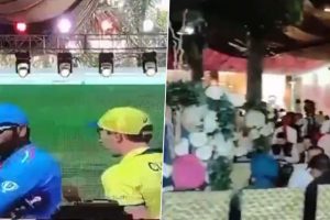 ICC Cricket World Cup 2023: DJ Live Streams India vs Australia Final Match on Big Screen at Wedding in Punjab, Video Surfaces